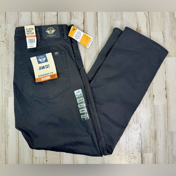Dockers Other - DOCKERS All Seasons Tech Straight Fit Jean Cut Pant Men's Sz 38x32 Heather Gray